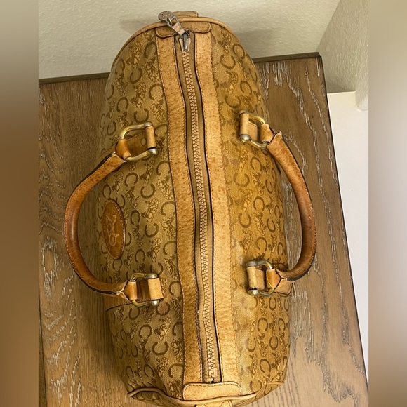 Celine Tan Monogram Boston Bag - Picture 3 of 16